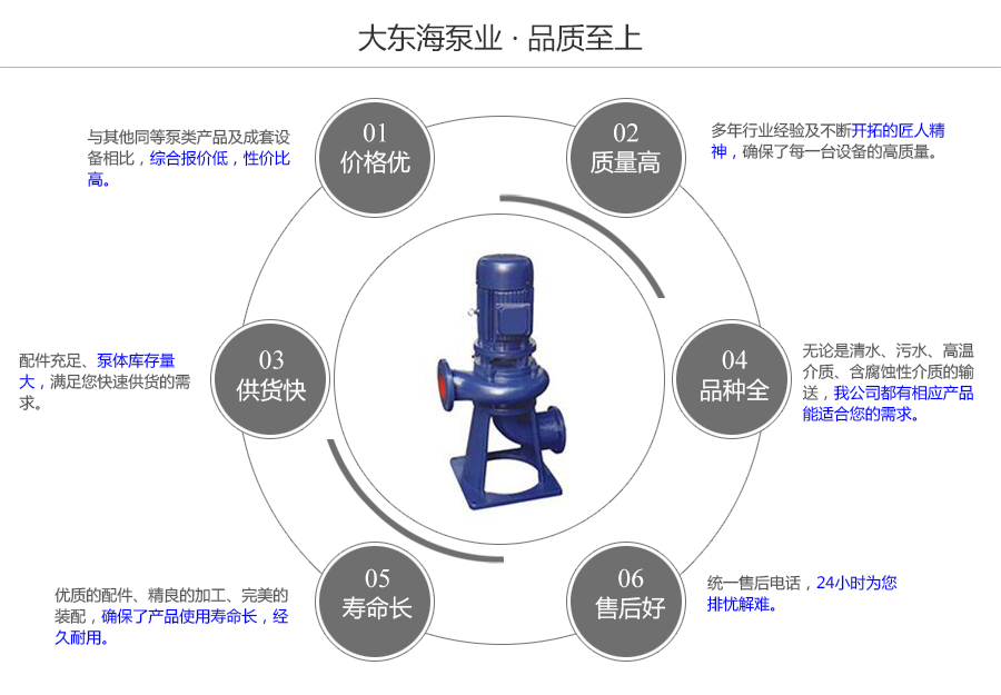 大东海泵业LW型立式污水泵质量保证图